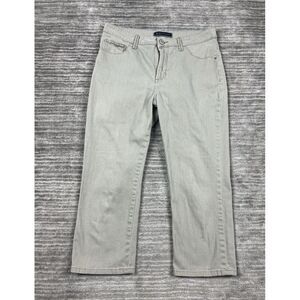 Lee Platinum Label Jeans‎ Womens 10 Gray Cropped Denim Pockets Casual